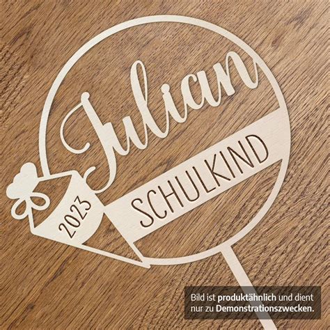 Caketopper Schulkind 2023 Personalisiert Mit Namen Onlineshop Zwayt De