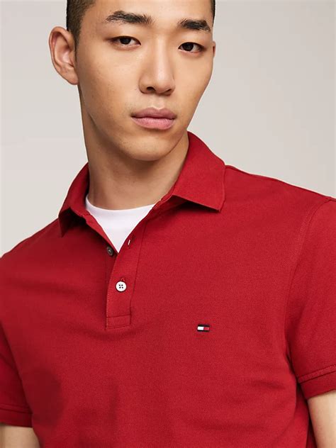 1985 Collection Slim Polo Shirt Red Tommy Hilfiger