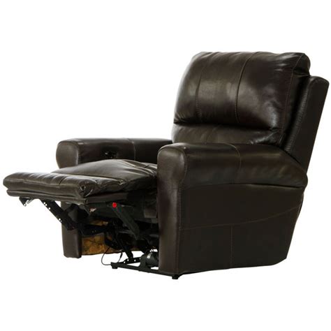 Red Barrel Studio Fauteuil inclinable électrique standard en cuir