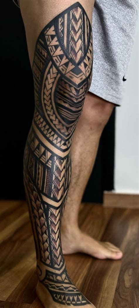 Maori Na Perna Tatuagem - Tatuagem maori perna fechada | Tattoo maori na perna, Maori joelho ...