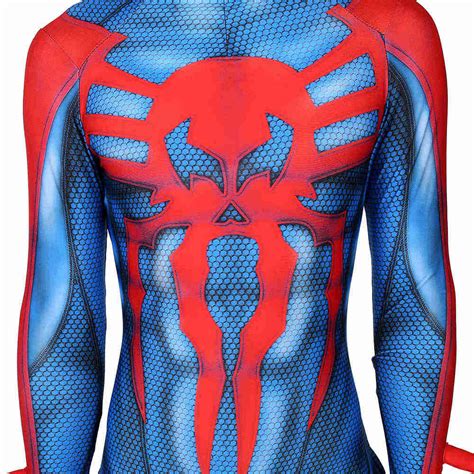 Spider-Man 2099 Miguel O'Hara Cosplay Costume Superhero Zentai Suit ...