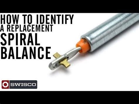 How To Identify A Replacement Spiral Balance Window Replacement Parts