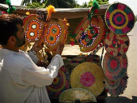 Traditional Products Of Sindh Pakistan Handmade Fans