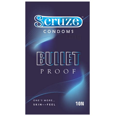 Scruze Condom Bullet Proof Buy Box Of 100 Condoms At Best Price In India 1mg