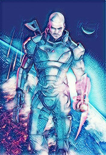 Commander Shepard Edit Art Mass Effect Amino Amino