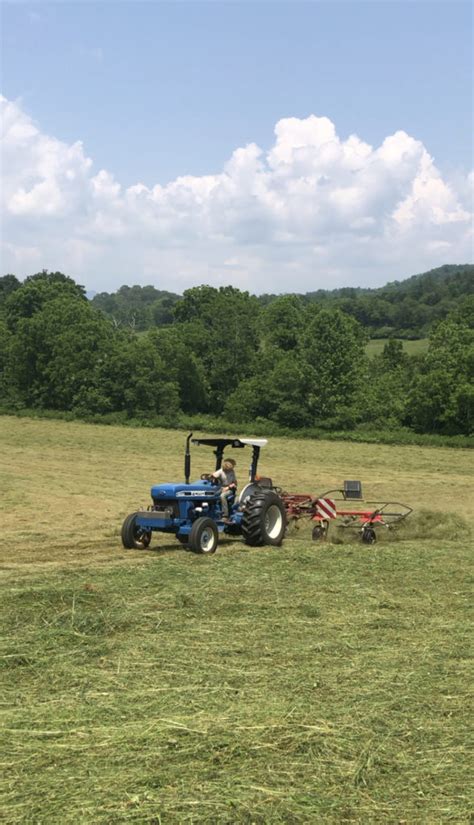 Baling Hay Dutchmen Farms Baling Hay In Franklin Nc