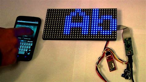 16x32 Rgb Arduino Led Matrix T Shirt Youtube