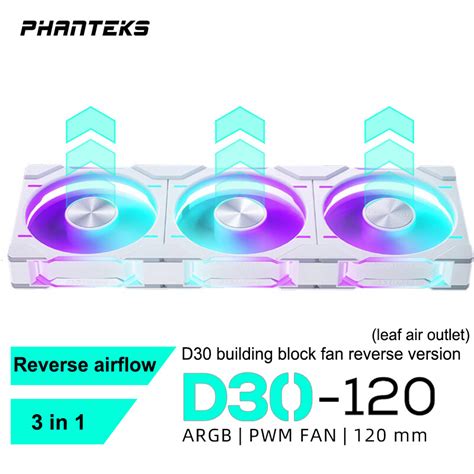 Phanteks D30 120 ARGB Case Fan 120mm CPU Cooling Fan Regula Or Reverse