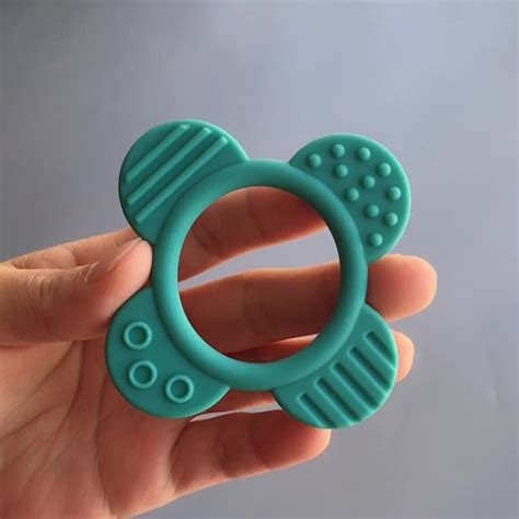 2020 New Silicone Rubber Baby Pacifier Teether With Anti-choke Safe ...