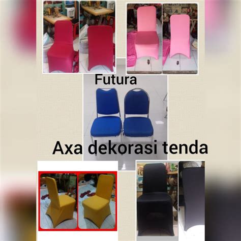 Jual Sarung Kursi Futura Susun Model Ketat Bahan Loto Warna Bisa