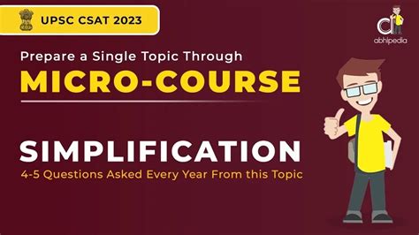 Upsc Csat 2023 Micro Course Simplification Most Imp Topic For Csat Abhimanu Ias Youtube