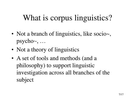 Ppt Lela 30922 English Corpus Linguistics Powerpoint Presentation