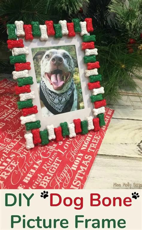 Diy Dog Bone Picture Frame Perfect Christmas T For Pet Lovers