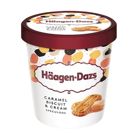 H Agen Dazs Caramel Biscuit Cream Helado De Caramelo Con Trocitos De