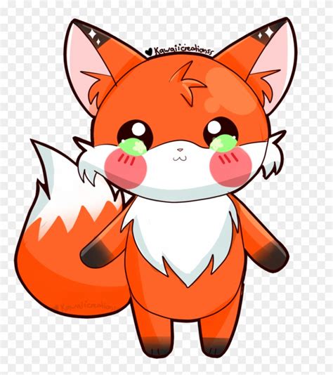 Kawaii Cute Fox Drawing Easy - Mundomomentaneo