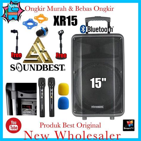 Jual Speaker Sound Aktif Portable Soundbest 15 Inch Xr15 Wireless