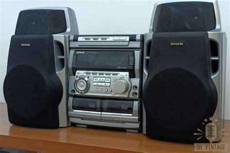 Mini System Aiwa NSX S708 Todo Revisado BH Vintage