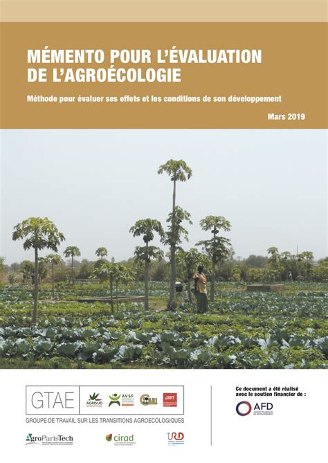 M Mento Pour L Valuation De Lagro Cologie Avsf Agronomes