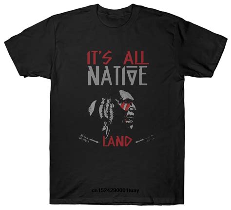 Native American Movement Men's T Shirt It's All Native Land Americans ...