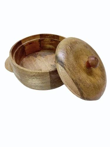 Round Polished Wooden Chapati Box For Storage At Rs In Moradabad