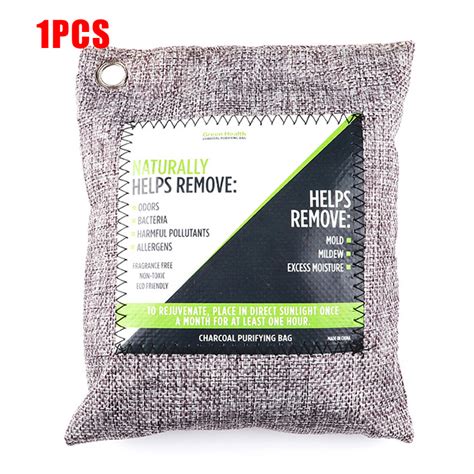 Hhdxre Bamboo Charcoal Odor Eliminator Bag Odors Absorber Moisture Remover For Home Closet 1 Pcs