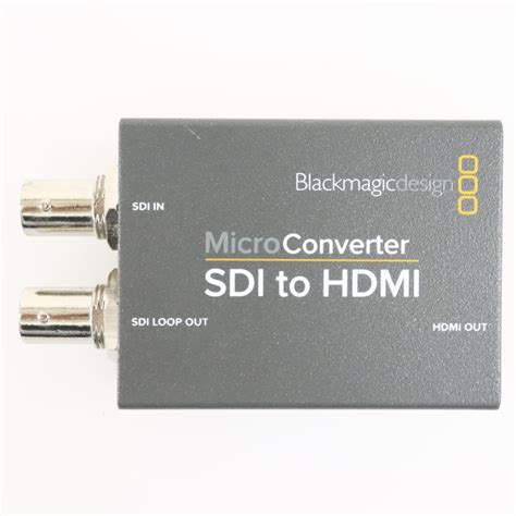 Blackmagic Design Convcmic Sh Wpsu Micro Converter Sdi To Hdmi Wpsu