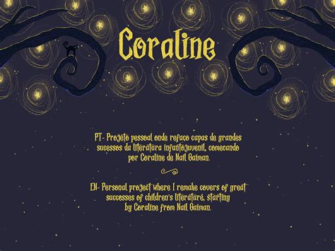 Coraline Book Cover on Behance