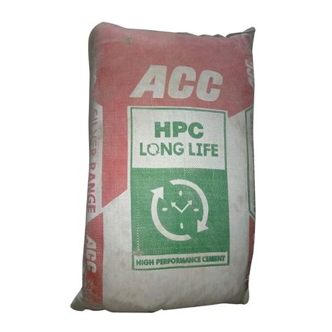 Acc Hpc Long Life Cement Packaging Size Kg At Rs In Nawagarh