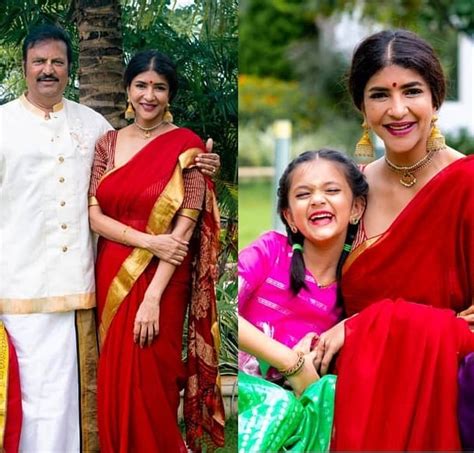 Lakshmi Manchu And Her Daughter In Traditional Outfits Fashionworldhub