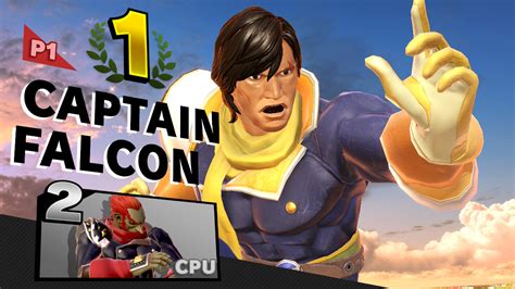 Maskless Helmetless Captain Falcon Super Smash Bros Ultimate Mods