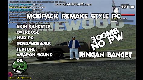 Remake Modpack Wiliam Gangster X Style Pc Youtube