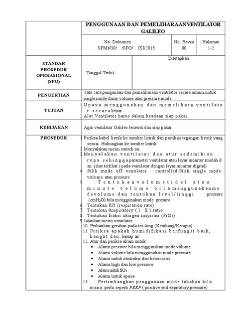 Pdf Penggunaan Dan Pemeliharaanventilator Galileo Dokumen Tips