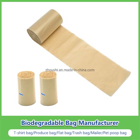 PLA Pbat Pbat Corn Starch Biodegradable Bags Compostable Bags Garbage