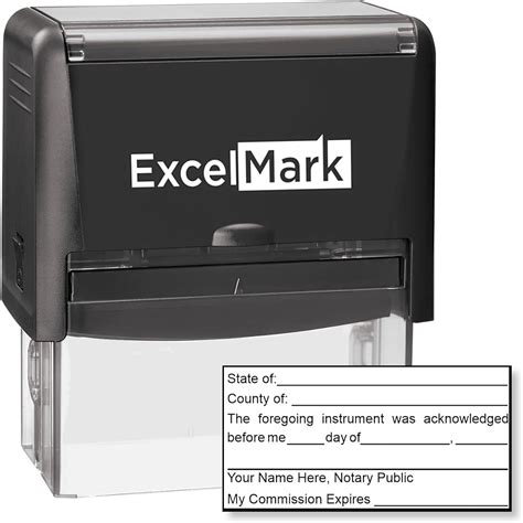 Buy Excelmark Notary Acknowledgement Stamp At Ubuy Philippines