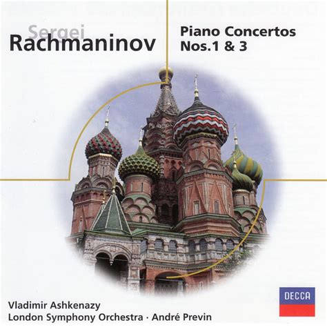 The Piano Concertos Sergei Vasilyevich Rachmaninoff Vladimir