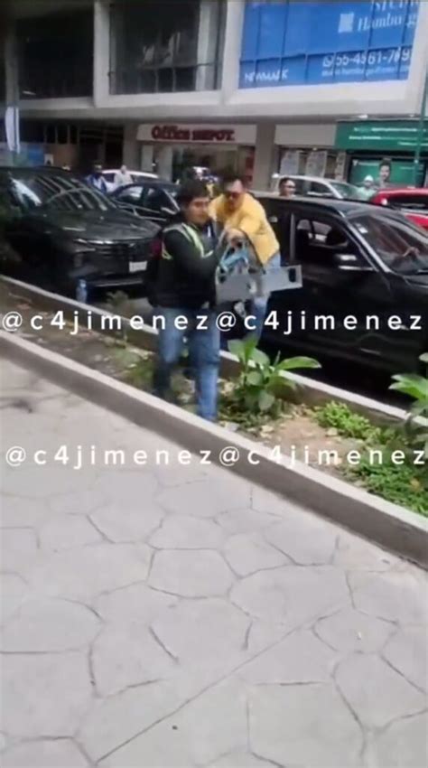 Chilango ¡por No Pagar El Parquímetro Hombre Golpea A Trabajador Por Ponerle La Araña En Cdmx