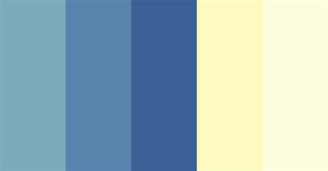 Dark Blue And Yellow Pastels Color Scheme Blue