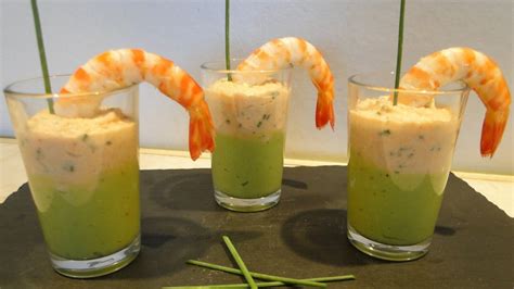 Verrines De Mousse Davocats Et Cr Me De Crevettes Recette Facile