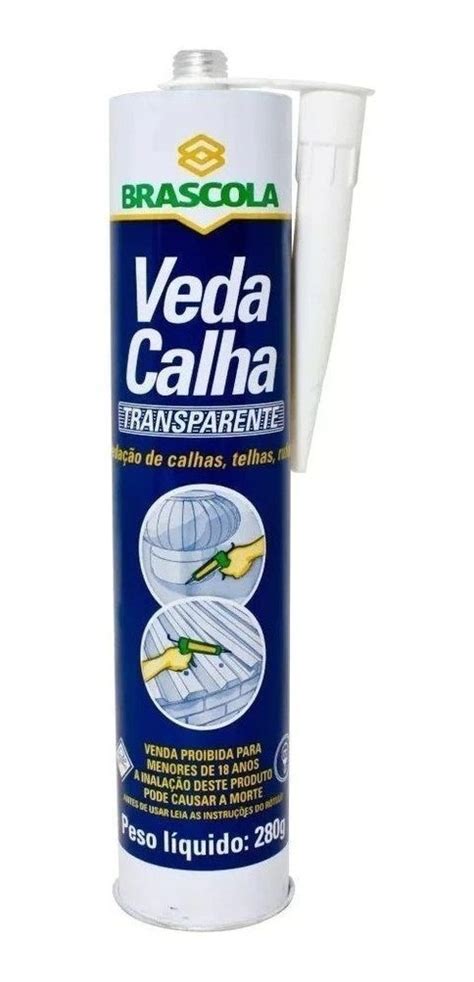 Cola Veda Calha Rufos Brascola Aluminio 280grs 4 Unidades MercadoLivre