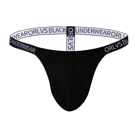 Orlvs Modal Men Mans Underwear Thong Men Jockstrap Low Waist Mens