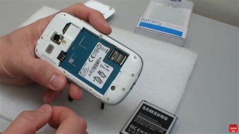 Samsung S3 Mini Microsd Karte Ein Und Ausbauen Akku Wechseln