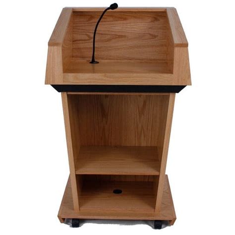 Amplivox Patriot Lectern With Sound System Sw3040 — Podium Stage