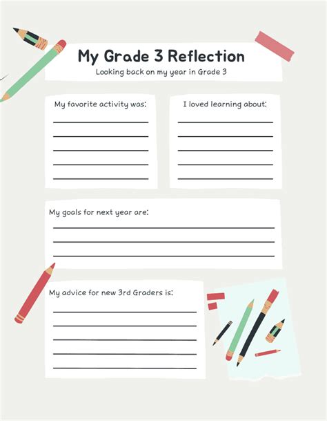 End Of School Year Reflection Activity Teaching Expertise