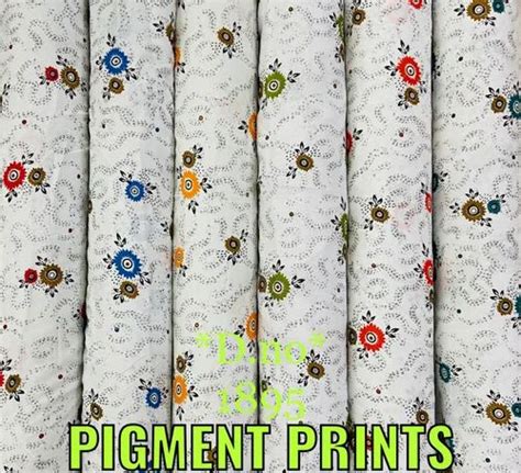 Procion Print Designer Floral Printed Rayon Fabric Weight 120 140