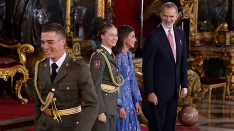 Este Fue El Comentario Del Cadete Militar Que Hizo Reír A La Princesa Leonor En El Besamanos