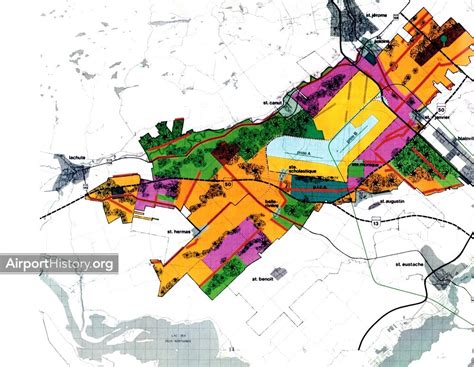 Montréal–Mirabel International Airport: Airport area development (1974 ...