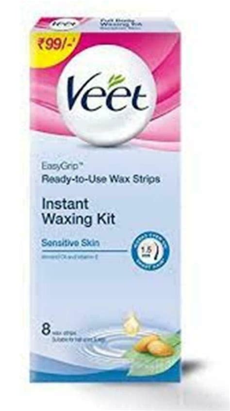 Veet Full Body Waxing Kit Sensitive Skin 20 Strips X 2 Pack Free