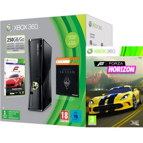 Xbox 360 250GB Holiday Forza Bundle (Includes Forza Horizon, Forza 4 ...