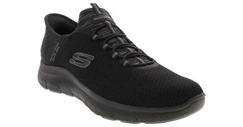 Skechers Slip-Ins Summits High Range Men’s Wide Walking Shoe Black ...