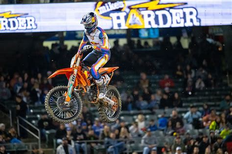 Cooper Webb And Red Bull Ktm Factory Racing Charge To Oakland Sx